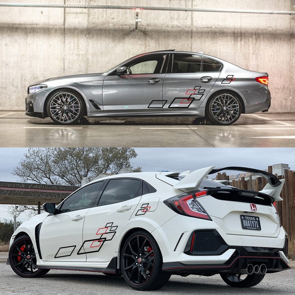 Stickers Lateral Voiture Royaume Manga