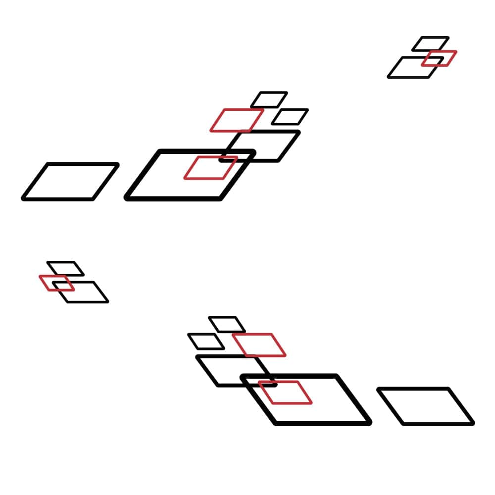 Stickers Lateral Voiture Royaume Manga Noir/Rouge