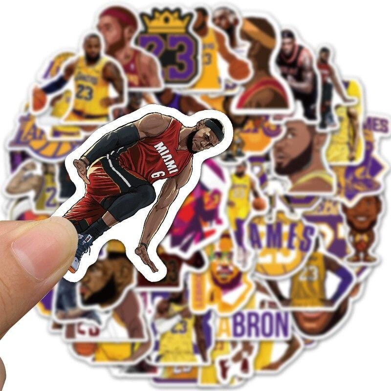 Stickers Lebron James Royaume Manga