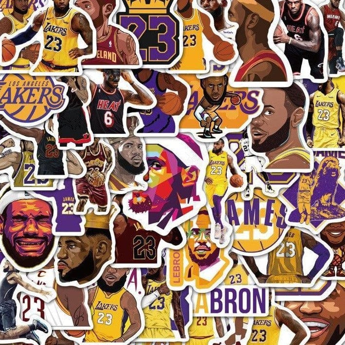 Stickers Lebron James Royaume Manga