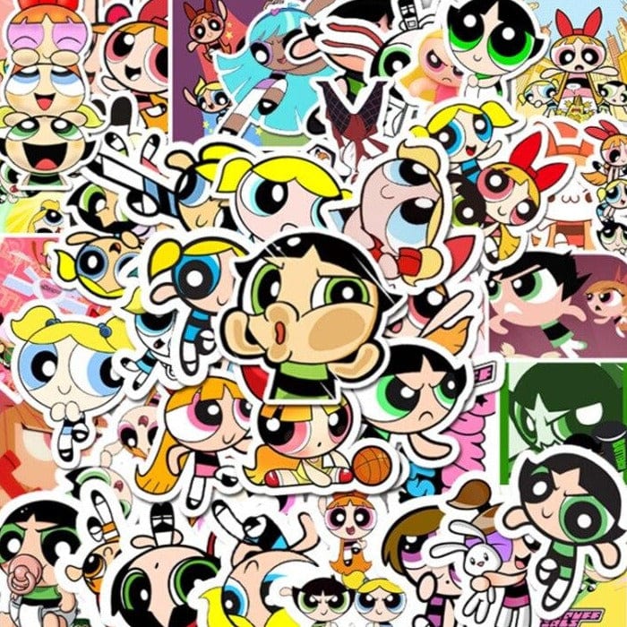 Stickers Les Super Nanas Royaume Manga