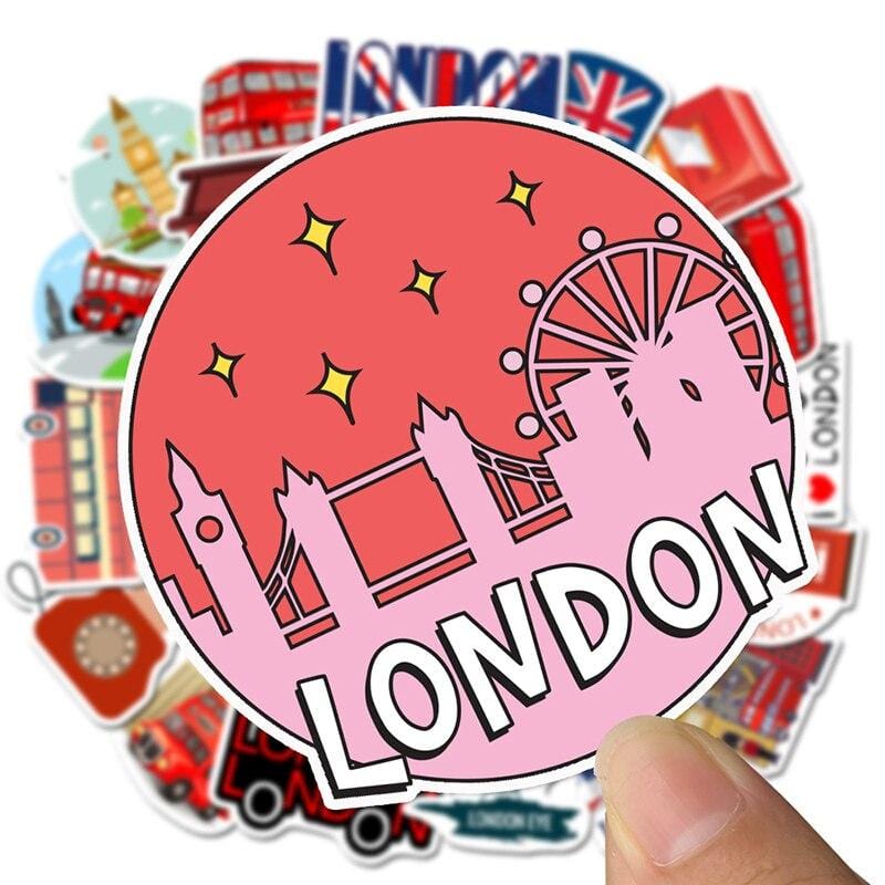 Stickers London Royaume Manga