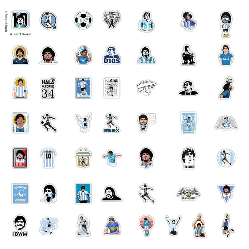 Stickers Maradona Royaume Manga