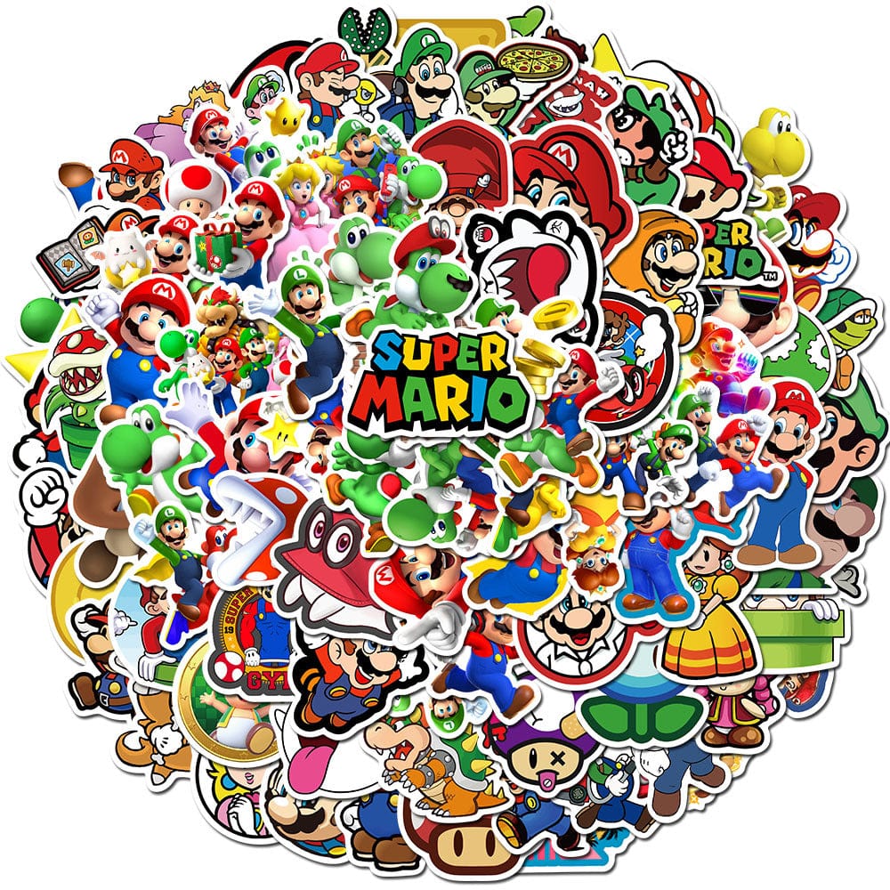 Stickers Mario Bros Royaume Manga