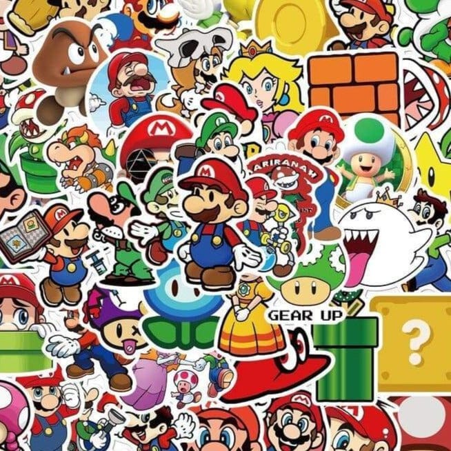 Stickers Mario Royaume Manga