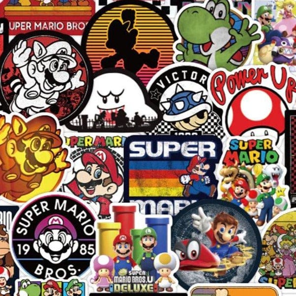 Stickers Mario Vintage Royaume Manga
