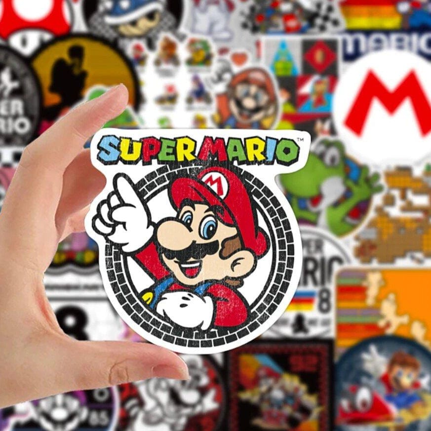 Stickers Mario Vintage Royaume Manga