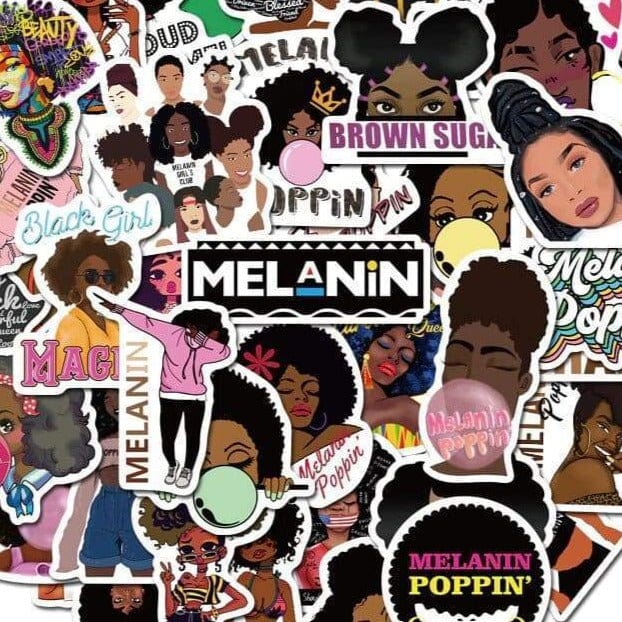 Stickers Melanin' Poppin Royaume Manga