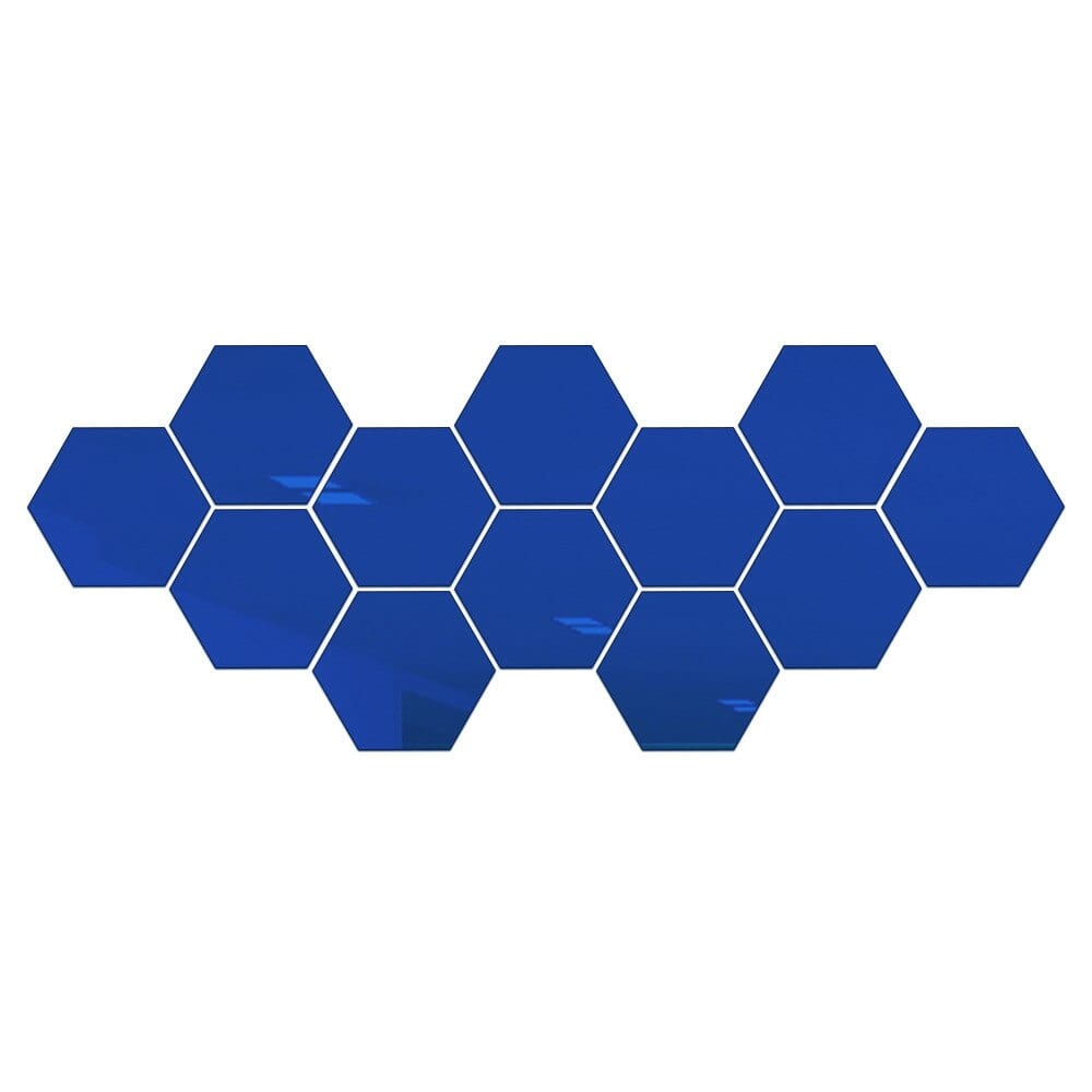 Stickers Muraux Miroir Royaume Manga Bleu