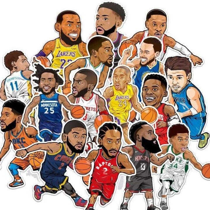Stickers NBA Stars <br> (Pack de 16) Royaume Manga