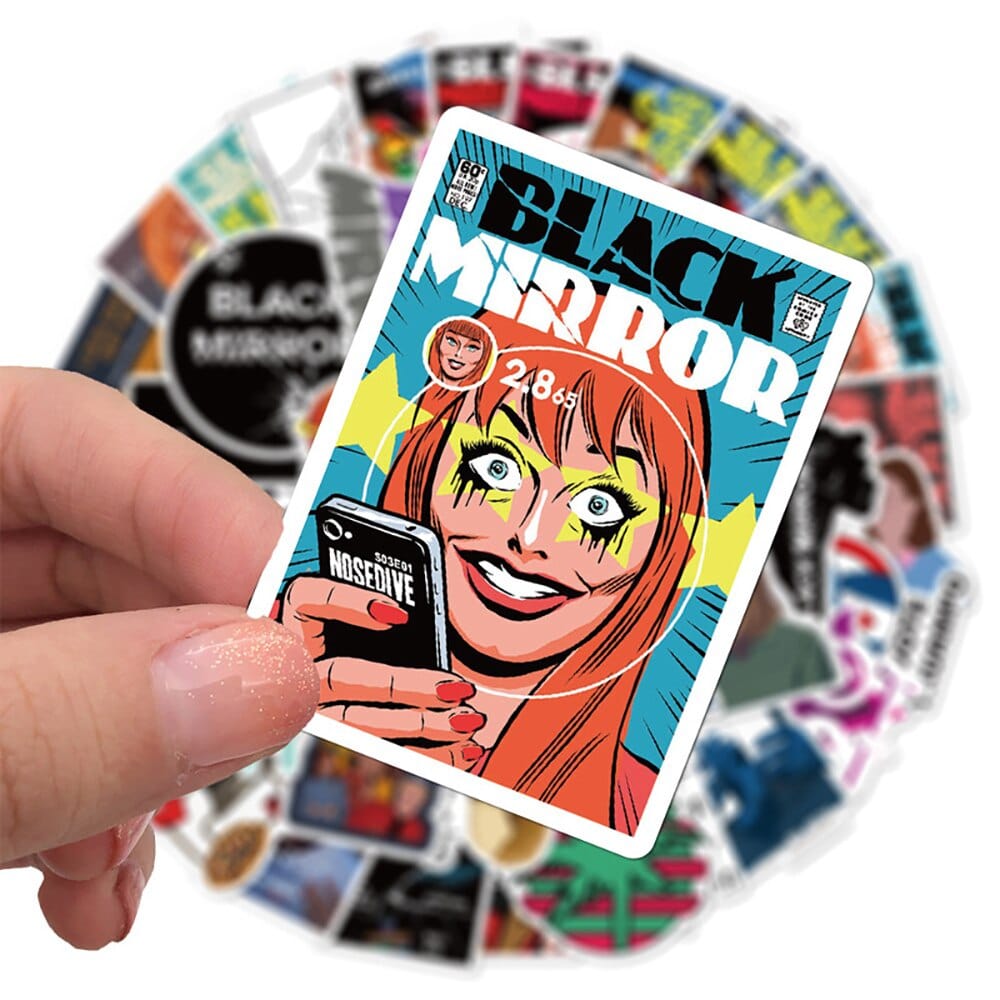 Stickers Netflix Black Mirror Royaume Manga