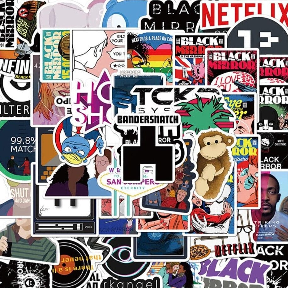 Stickers Netflix Black Mirror Royaume Manga