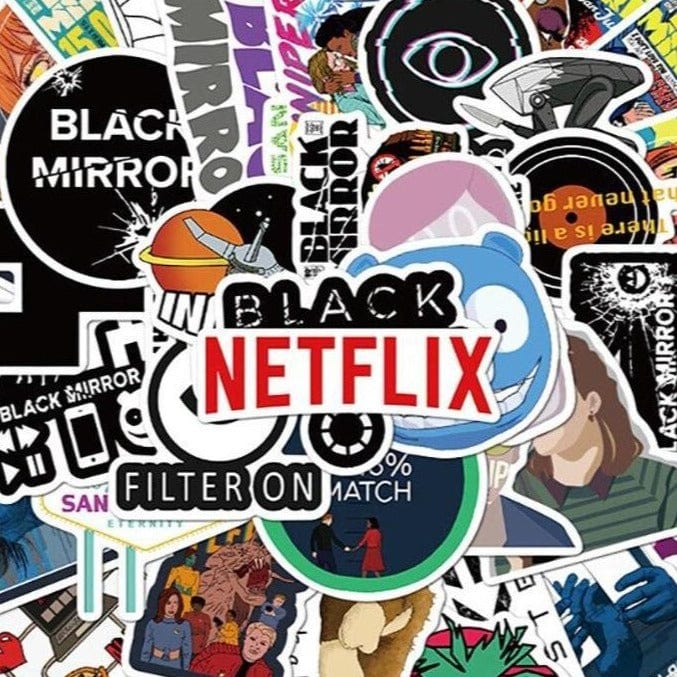 Stickers Netflix Black Mirror Royaume Manga