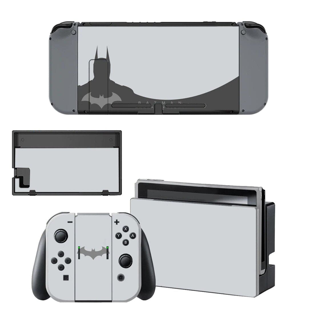 Stickers Nintendo Switch Batman Gris Clair Royaume Manga