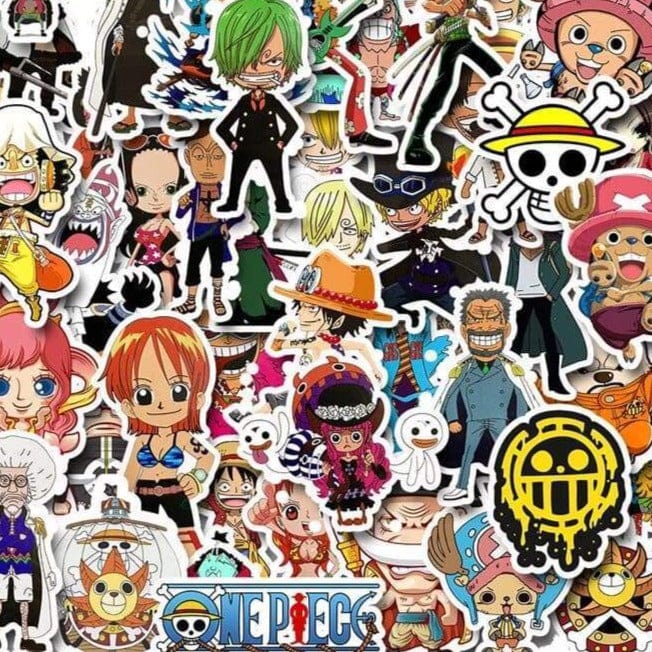 Stickers One Piece <br> (Pack de 60) Royaume Manga
