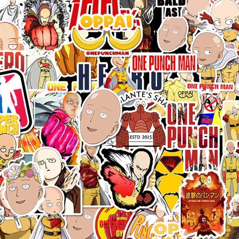 Stickers One Punch Man Royaume Manga
