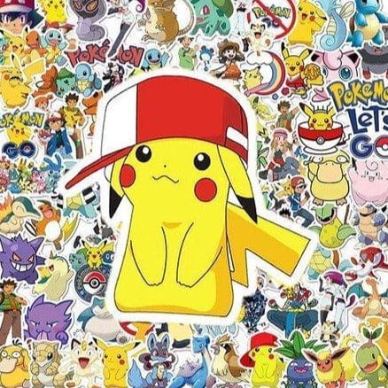 Stickers Pokémon (Pack de 100) Royaume Manga