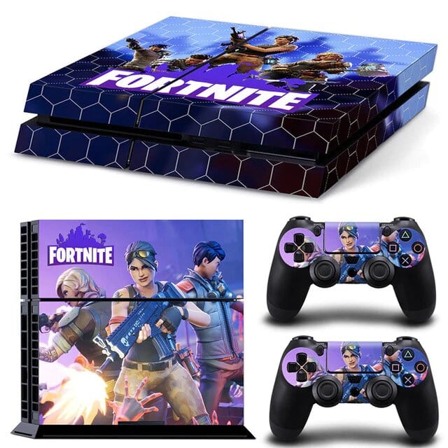 Stickers PS4 Fortnite Violet Royaume Manga