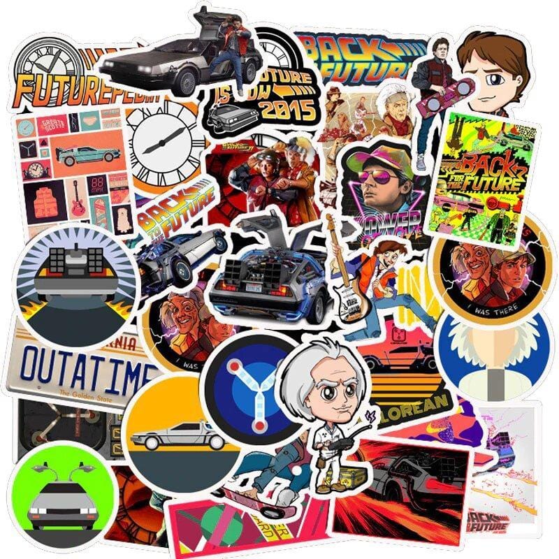 Stickers Retour vers le Futur Royaume Manga