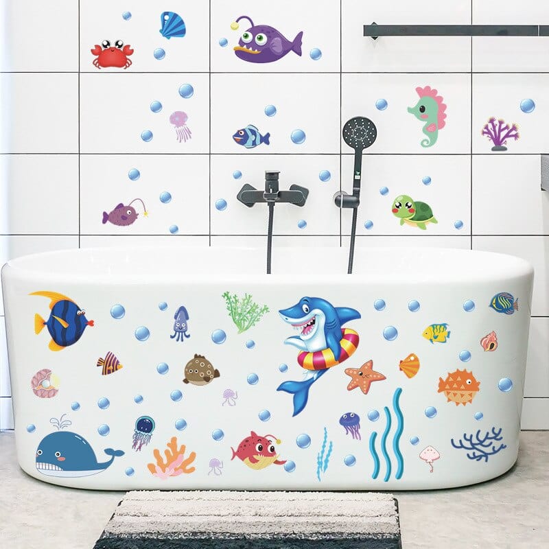 Stickers Salle de Bain Enfant Royaume Manga