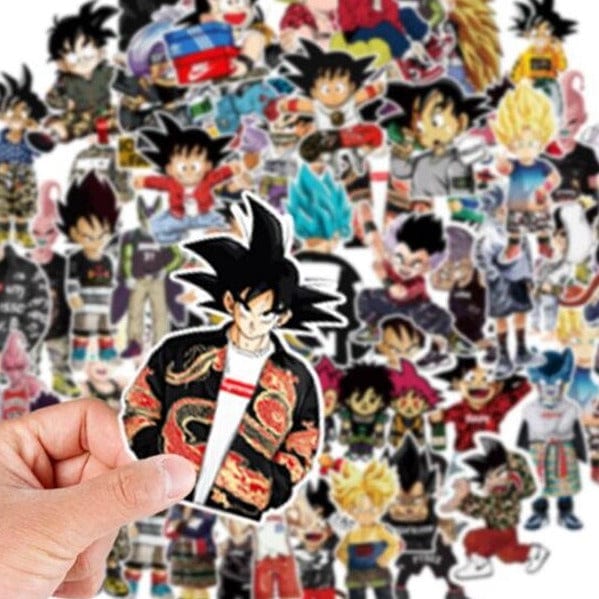 Stickers Skate<br> Dragon Ball (50 pcs) Royaume Manga
