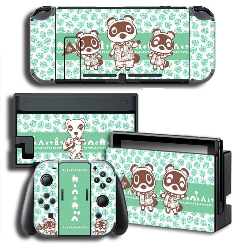 Stickers Switch Animal Crossing Vert Royaume Manga