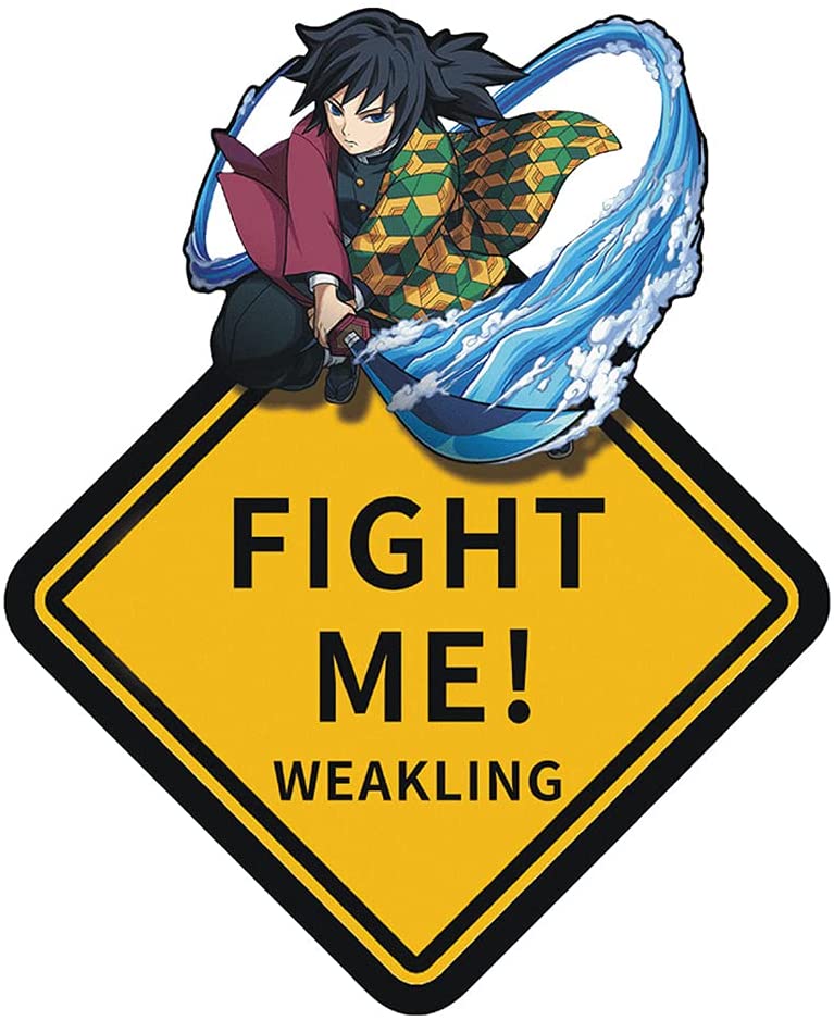 Stickers Voiture Demon Slayer Royaume Manga Tomioka