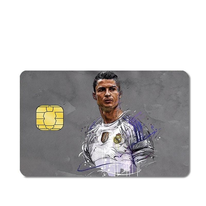 Autocollant Carte Bancaire Cristiano Ronaldo Royaume Manga