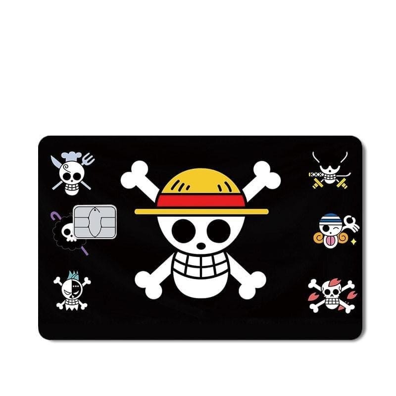 Autocollant Carte Bancaire One Piece Royaume Manga