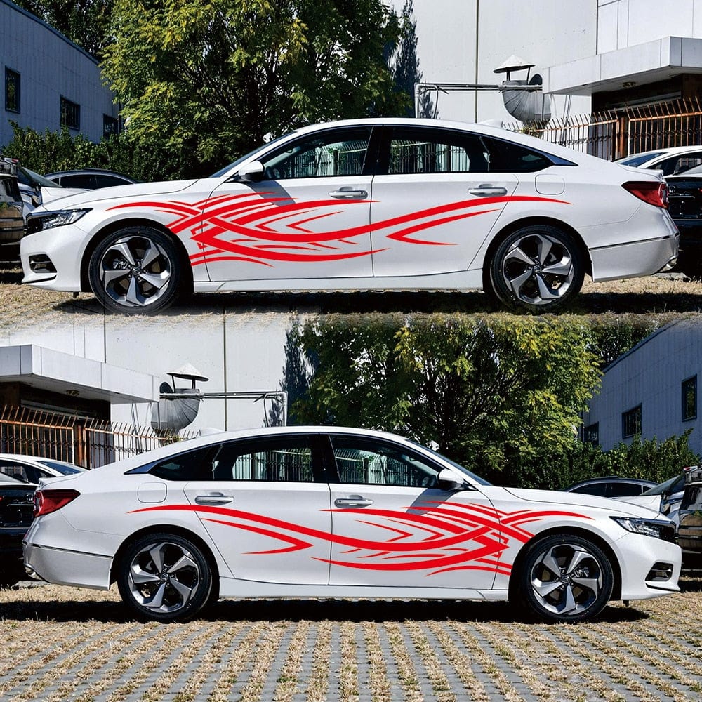 Autocollant Voiture de Sport Royaume Manga