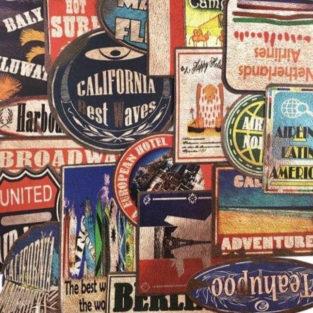 Autocollants Vintage | Pack de 36 Stickers Royaume Manga