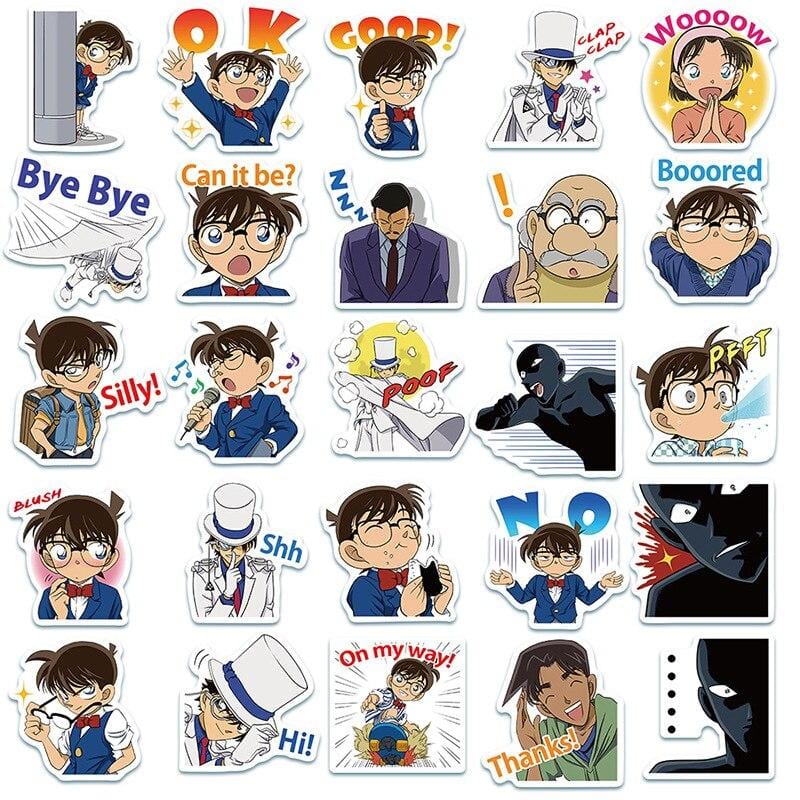 Détective Conan Stickers Royaume Manga