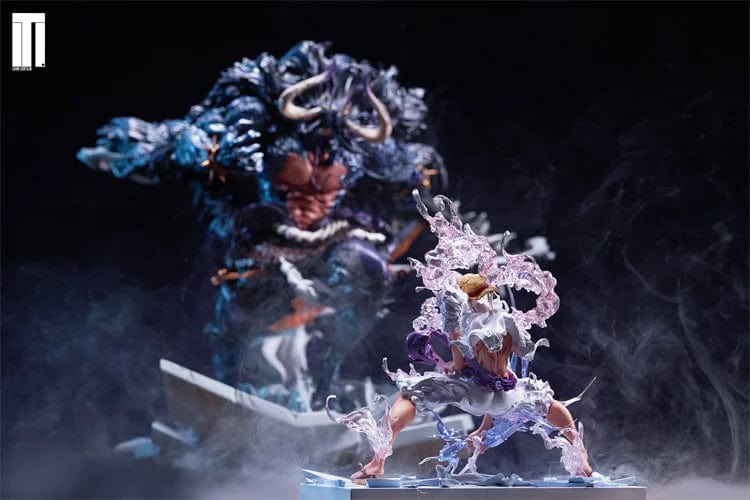 Figurine Collector en Resine Luffy Gear 5 Royaume Manga