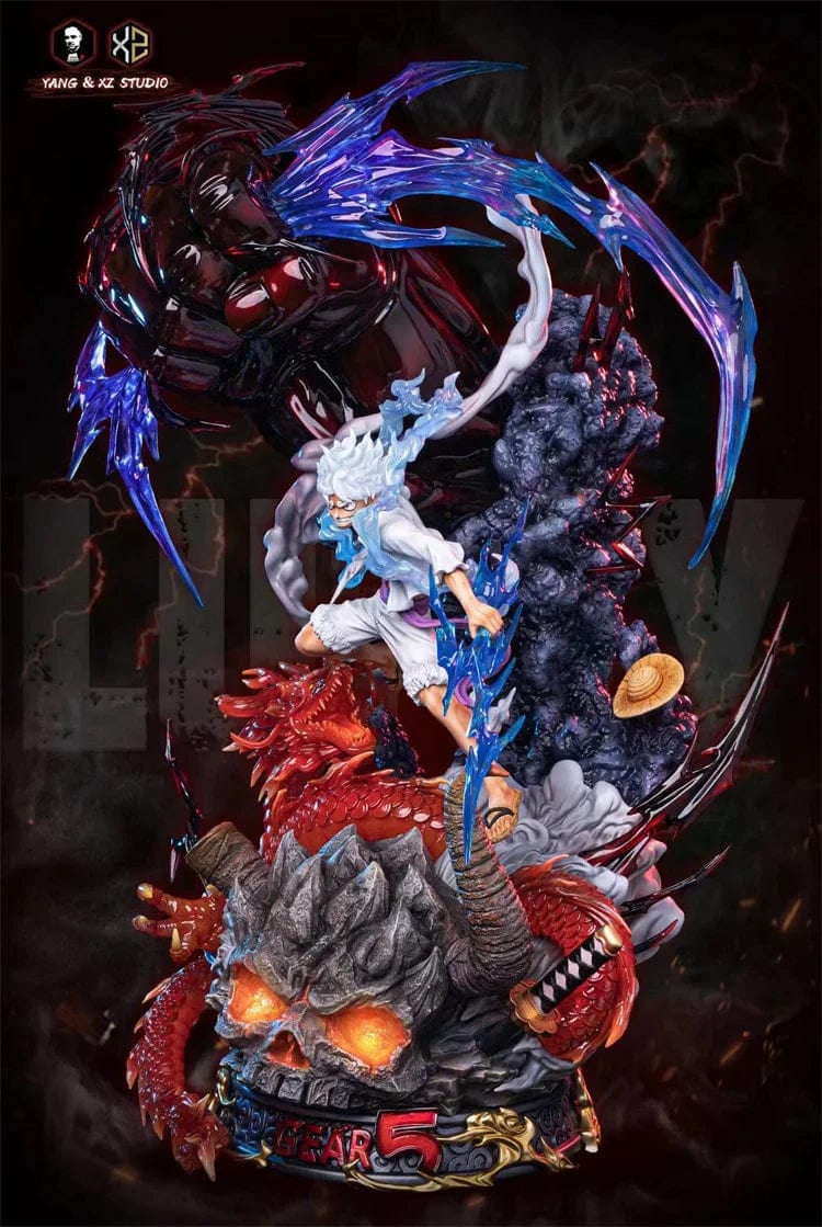 Figurine One Piece Luffy Gear 5 en Résine Royaume Manga