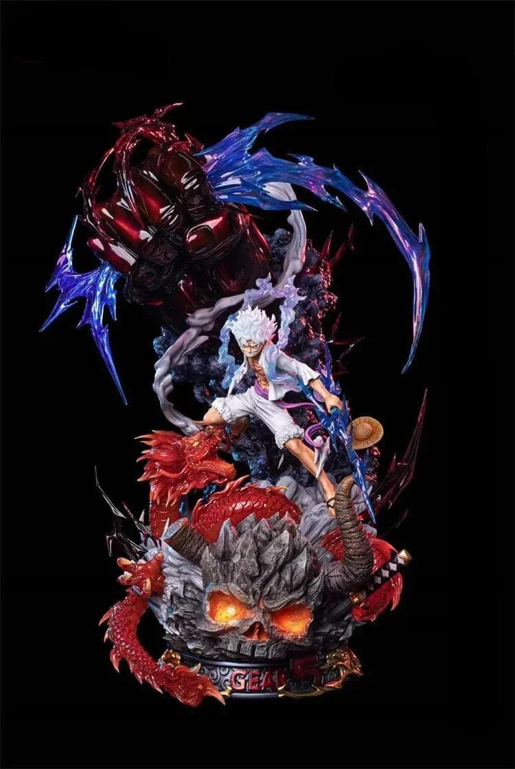 Figurine One Piece Luffy Gear 5 en Résine Royaume Manga