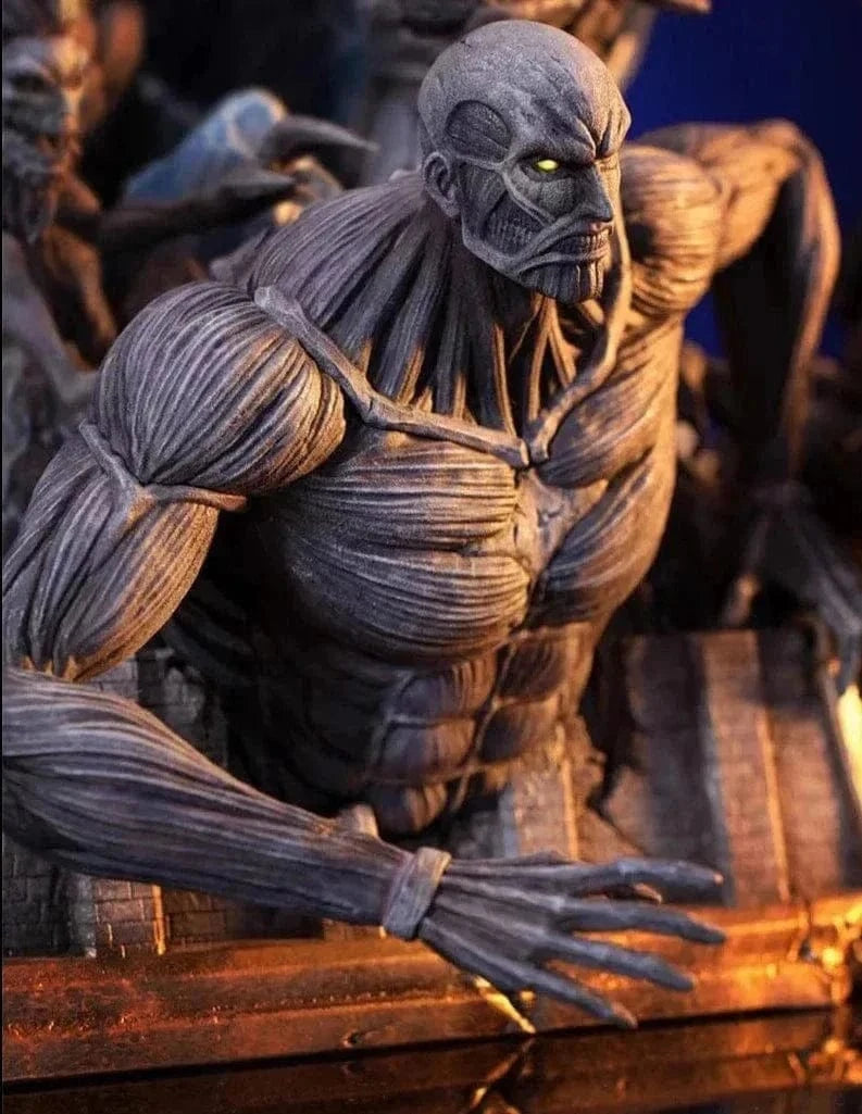 Figurine SNK en Résine Eren 9 Titans Primordiaux Royaume Manga