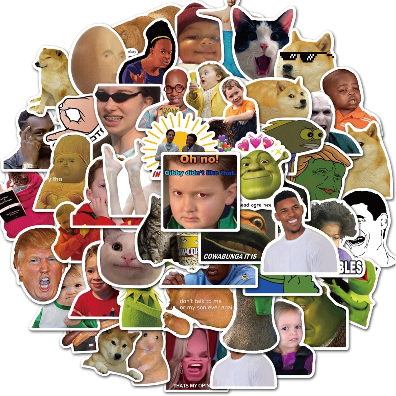 Meme Stickers Royaume Manga