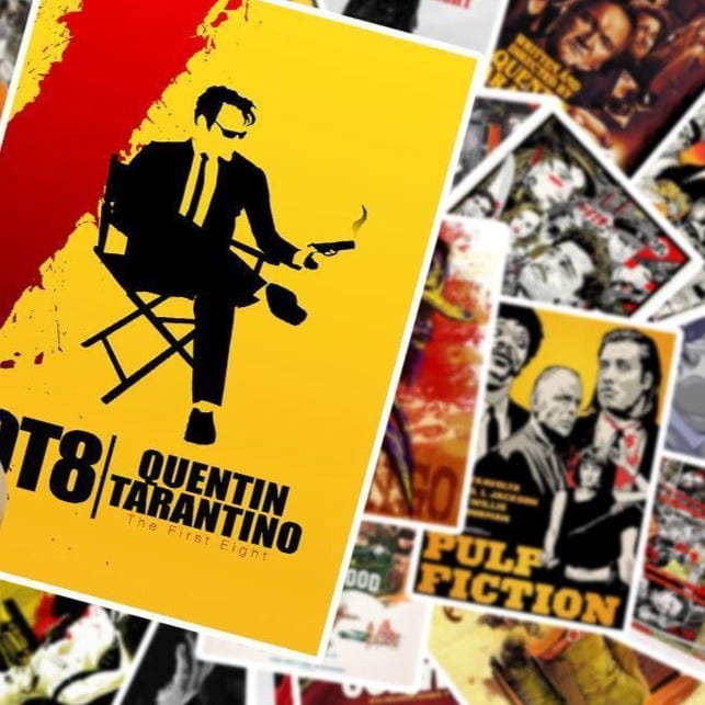 Quentin Tarantino Stickers <br> (Pack de 25) Royaume Manga