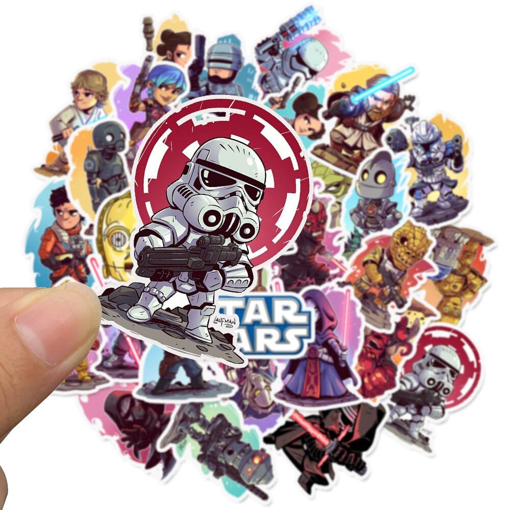 Star Wars Stickers Royaume Manga