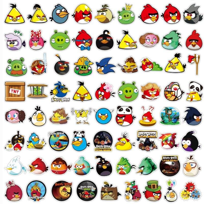 Stickers Angry Birds Royaume Manga