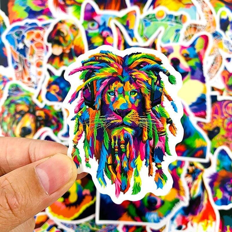 Stickers Animaux Couleurs Royaume Manga