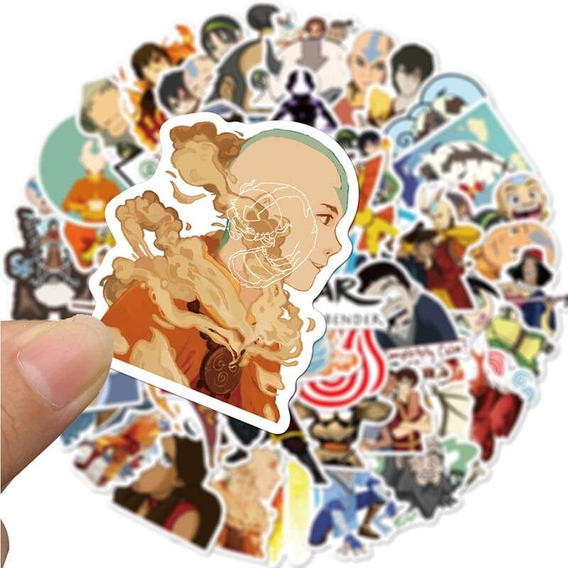 Stickers Avatar Aang Royaume Manga