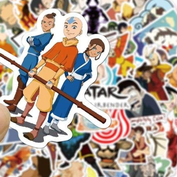 Stickers Avatar Aang Royaume Manga
