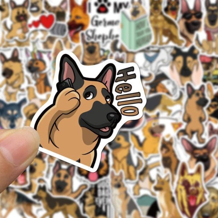 Stickers Berger Allemand Royaume Manga