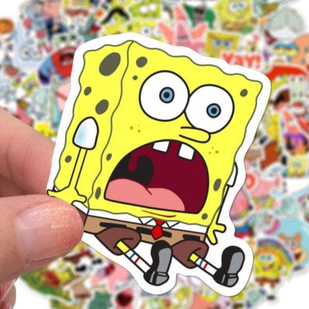 Stickers Bob l'Eponge Royaume Manga