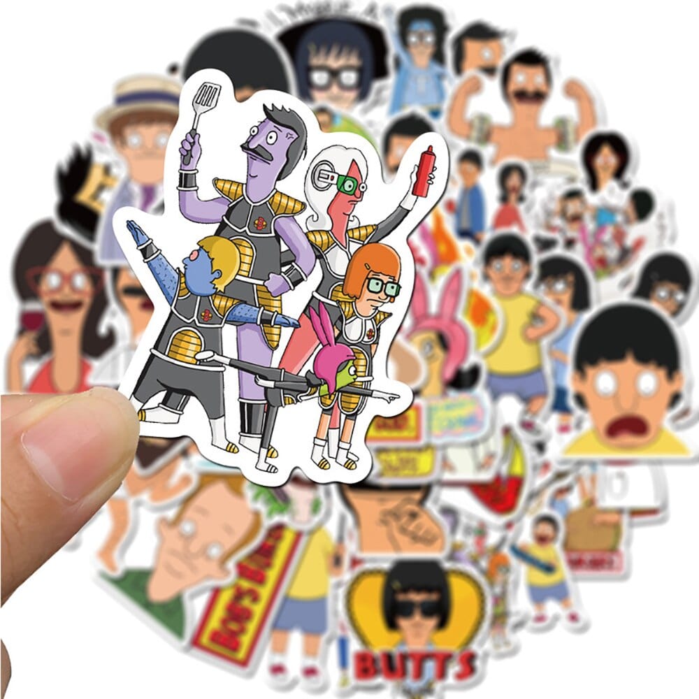 Stickers Bob's Burger Royaume Manga