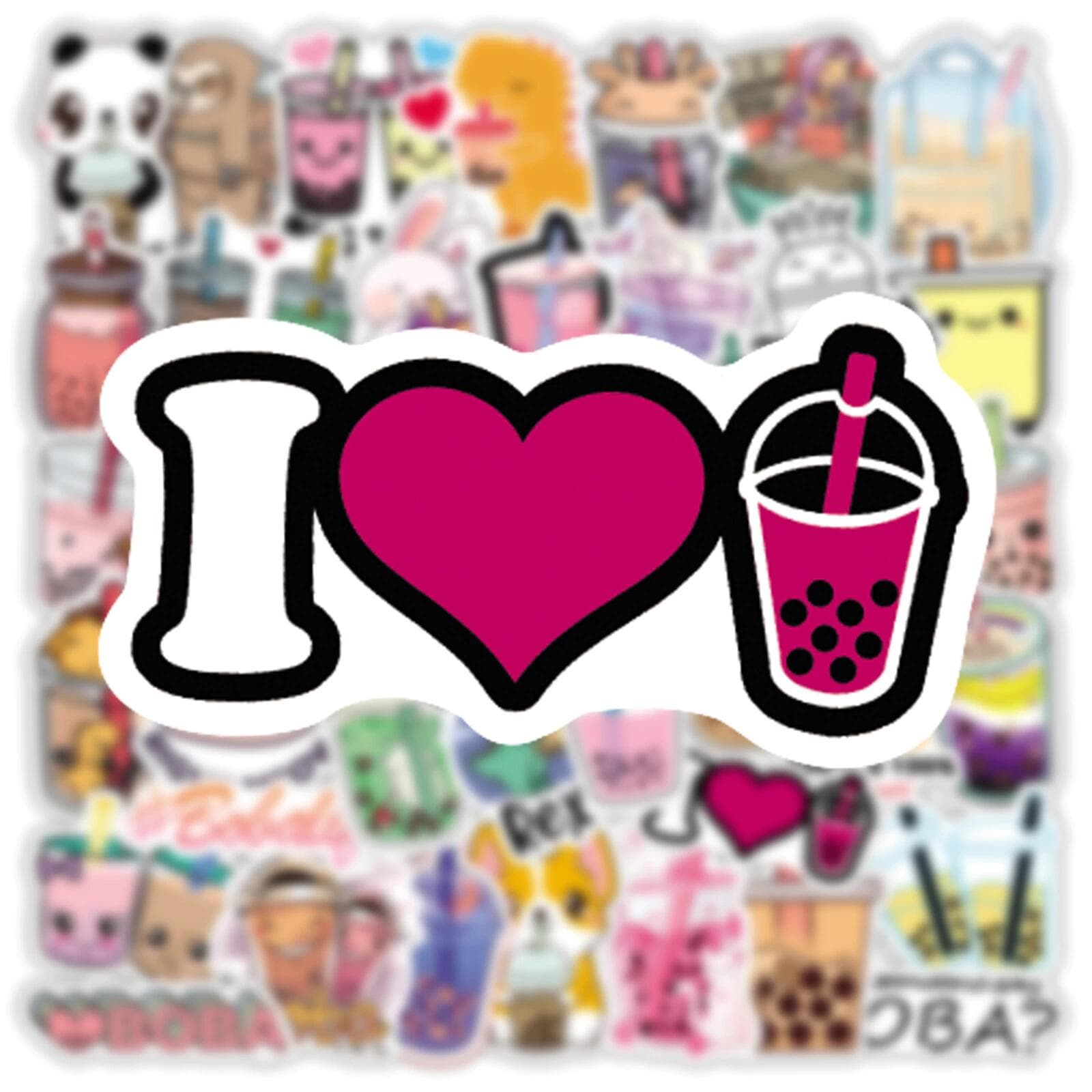 Stickers Bubble Tea <br> (Pack de 47) Royaume Manga