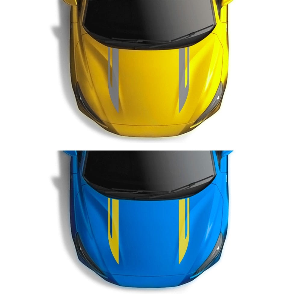 Stickers Capot Voiture Épées Royaume Manga