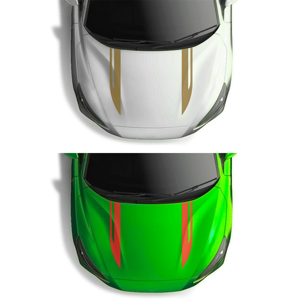 Stickers Capot Voiture Épées Royaume Manga