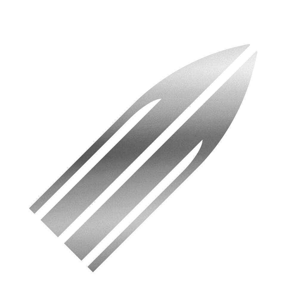 Stickers Capot Voiture Épées Royaume Manga Argent